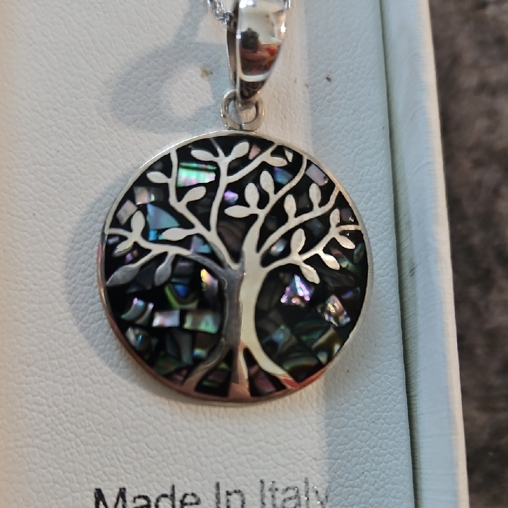 Cynthia Rowley Silver Tree Pendant Necklace - Picture 3 of 3